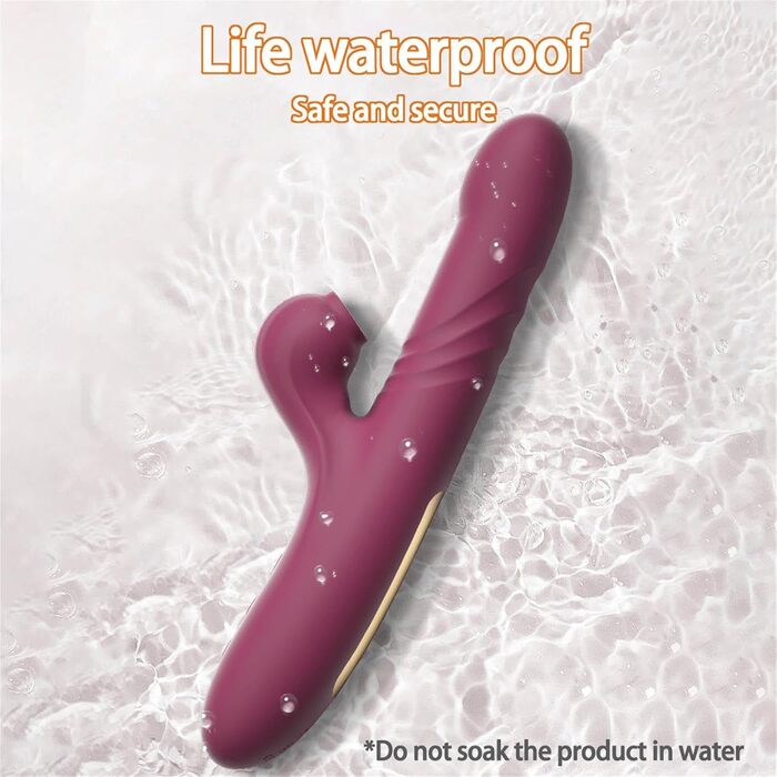 Вібратор Кролик для жінок: стимулятор клітора та G-точки, силікон, 10 режимів, телескопічна функція, рожевий