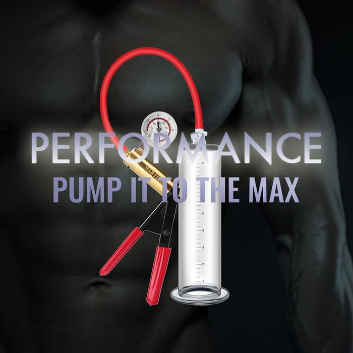 Насос для збільшення пеніса Guspiun з манометром та ручкою, 5 розмірів циліндрів, для чоловіків, допомога в ерекції, еротичні іграшки