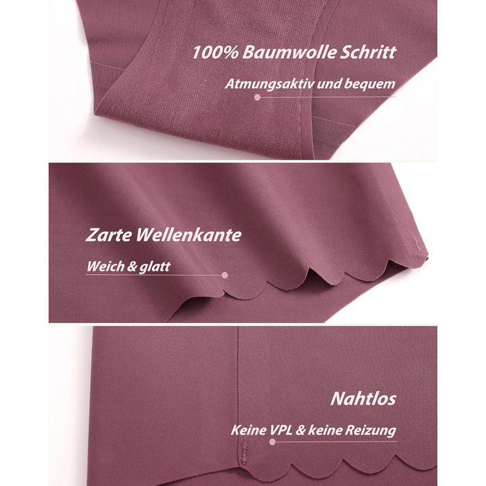 Шорти жіночі безшовні з високою талією, трусики-сліпи, 6 шт. (чорний) L