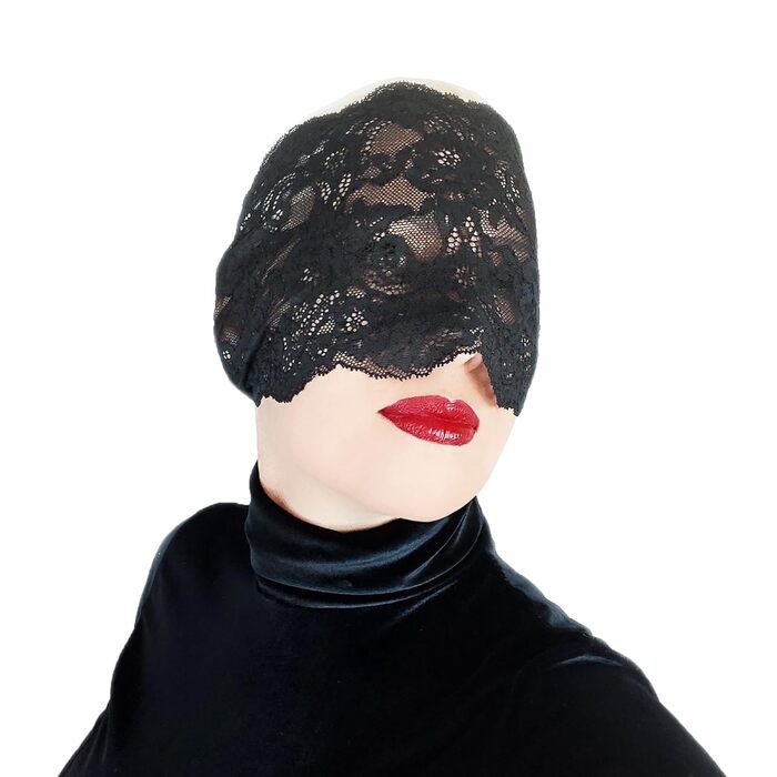 Елегантна червона мереживна маска для жінок з камінням – венеціанська маска з квітковим візерунком для маскарату, карнавалу, косплею, готичної вечірки та особливих подій (Чорний (без каміння))