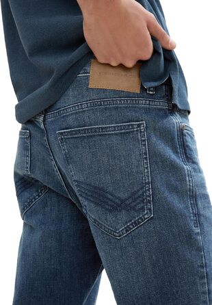 Чоловічі джинси Tom Tailor TTMARVIN Straight з еластичним стрейчем, колір Dark Stone Wash Denim, 32W/32L