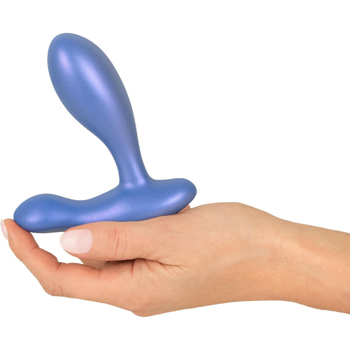 Вібратор Sweet Smile Flexible - 3,3 см (Анальний, Металевий, Синій)