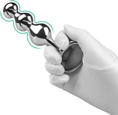 Анальний плагін Roluck з нержавіючої сталі, масажер простати та стимуляції G-точки, іграшки для дорослих для чоловіків та жінок