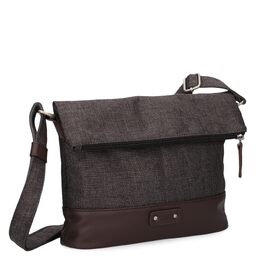 Жіноча сумка-кросбоді Zwei Olli OT6 Rolltop, водонепроникна сумка через плече 2.4 л, двоколірний дизайн (Espresso)