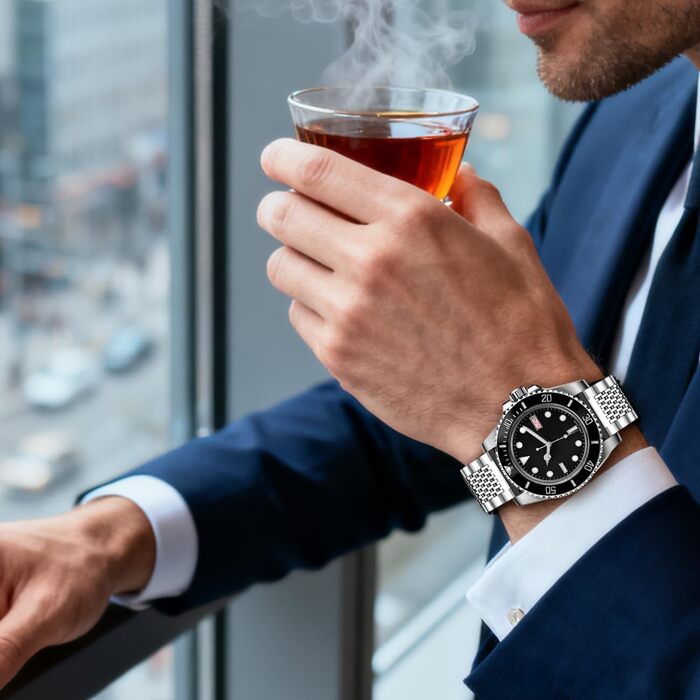 Сталевий міланський ремінець для годинника Kai Tian Premium Mesh, сріблястий, з подвійним розкладанням замка, 18мм