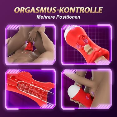 Електричний мастурбатор для чоловіків Pangpangmi з 9 режимами вібрації та функцією лізірування – іграшки для дорослих