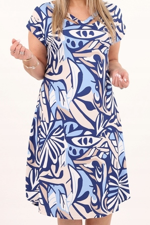 Класична повсякденна сукня міді FEMIMODA, розмір 44