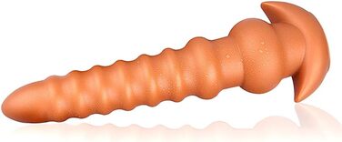 Анальні кульки Super Lange, анальний плагін з рідкого силікону, аналдільдо з витонченою основою, секс-іграшка для початківців та досвідчених користувачів Roluck