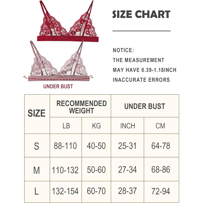 Даен BH 3 шт. мереживний бюстгальтер без кісточок, мереживний бюстгальтер Даен, сексуальний прозорий бюстгальтер, бюстгальтер без кісточок, бюстгальтер балконет, бюстгальтер пуш-ап, S-L, білий, чорний, блакитний (рожевий, червоний, блакитний, M)