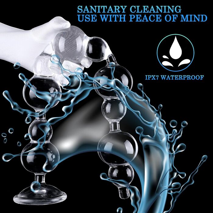 Анальні іграшки для дорослих: набір анальних кульок та дildo Ultralang (XL)