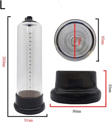 Вакуумна помпа для збільшення статевого члена (пеніс-насос) для чоловіків, підтримка при імпотенції