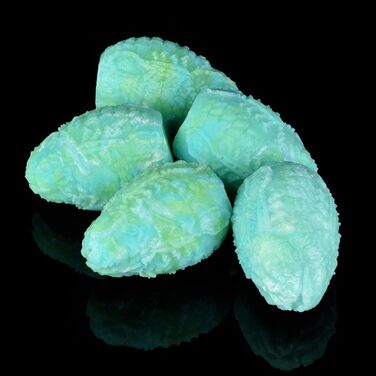 Силіконові анальні перлини Youxclian у вигляді інопланетних спорових яєць (3шт), діаметр 3,1 см x довжина 4,3 см – стимулятор G-точки, ануса, для жінок та чоловіків