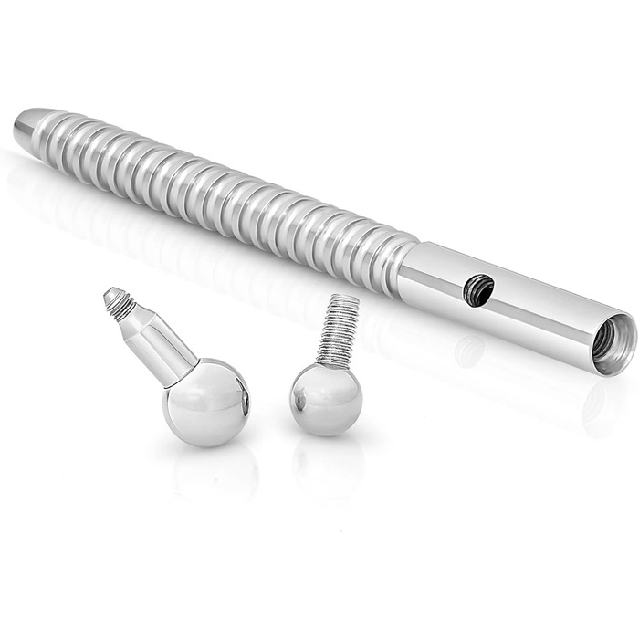 Розширювач уретри Prinzenzepter з нержавіючої сталі (3 розміри, Ø 10 мм) для чоловіків