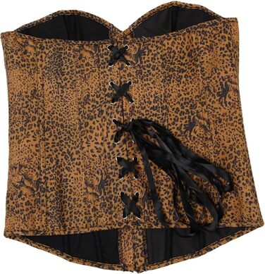 Корсаж жіночий CSKJ: корсетний топ готичний, вінтажний, для вечірки, карнавалу, весілля. Білий/Золотий, M