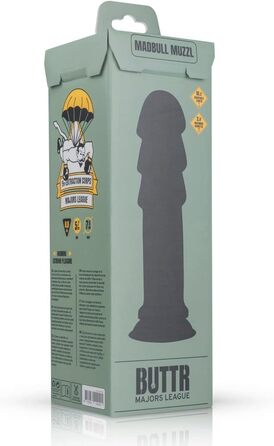 Дилда MadBull Muzzl Dildo Schwarz - чорна дилда