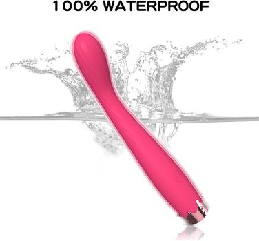 Вібратор G-Punkt, силіконовий вібратор для жінок, стимулятор клітора з 10 режимами вібрації, секс-іграшка, дildo, масажний стрижень для жінок та пар, екстремальний, рожевий