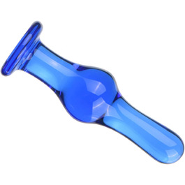 Скляний анальний плагін Hrekssi Glas - 13.8 см, набір 3 шт. для масажу та стимуляції