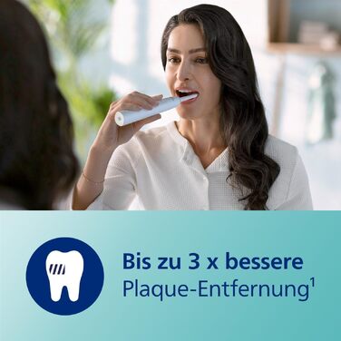 Електрична звукова зубна щітка Philips Sonicare 3100 з контролем натиску та таймером, біла, набір 2 шт. (HX3675/13)