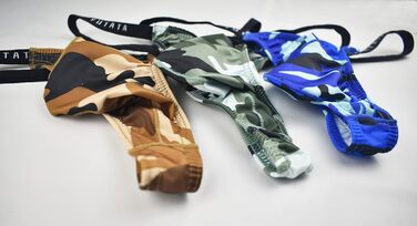 Танга чоловічі Faringoto камуфляжні, труси G-string, 4 кольори, розмір M