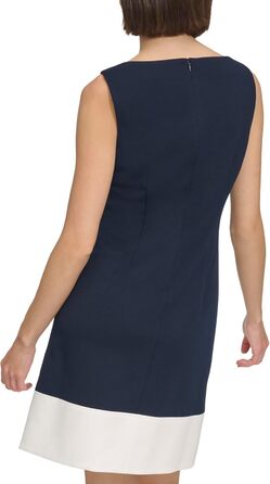 Сукня Tommy Hilfiger жіноча кольорова, міді, з креп-шифону, Sky Captain/Бежевий