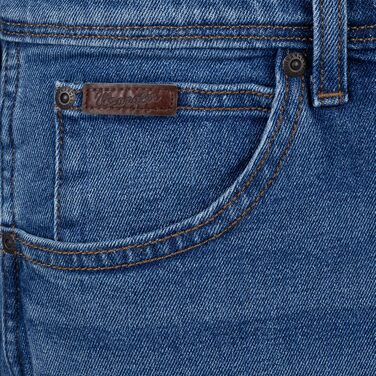 Чоловічі джинси Wrangler Texas Regular Fit Stretch — класичні прямі штани з деніму, колір Sweet Talker (42W / 32L)