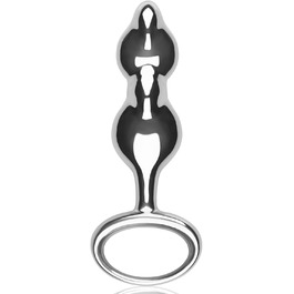 Анальний плаг SXOVO для чоловіків з металу: анальні кулі з кільцем для тяги, сталевий анальний ділдо, масажер простати, стимуляція G-точки, еротичні іграшки для пар