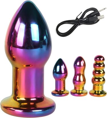 Електричний скляний анальний дildo з вібрацією ScreaAss: 3 стилі, 10 режимів, USB-зарядка