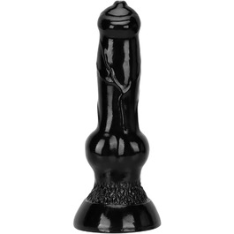 Чорний дildo з потужним присоском – іграшка для сексуального задоволення (маленький)