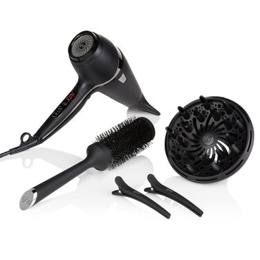 Професійний іонний фен ghd air для швидкого сушіння волосся, чорний (Set Black)