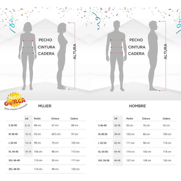 Костюм для вечірок FIESTAS GUIRCA з прихованим повідомленням для дорослих - шаль, пояс, комбінезон, пеніс та капелюх. Ідеально для холостяцьких вечірок, дорослих вечірок та веселих свят. Розмір M (48-50)