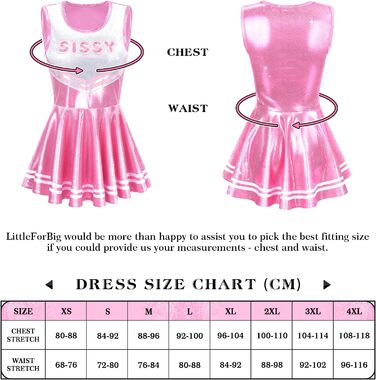 Комбінезон без рукавів LittleForBig для жінок, стилі челіст, сісі, блискучий металік, облягаючий міні-плаття рожевого/пурпурного кольору (рожевий, XS)