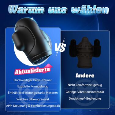 Мастурбатор для чоловіків Tauara Egg 4-в-1 з вібрацією, контролем через додаток, стимулятор головки, комплект сексуальних іграшок A-black