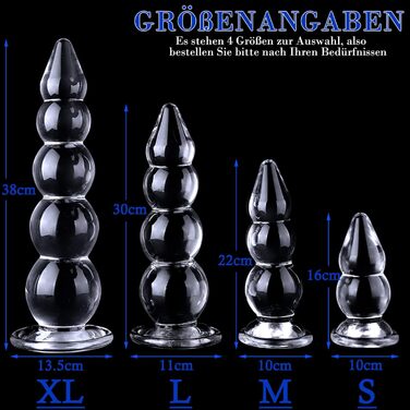 Анальний секс-іграшка BDSMYOU: розширювач ануса, 38 см, з присоскою, для пар та індивідуального використання