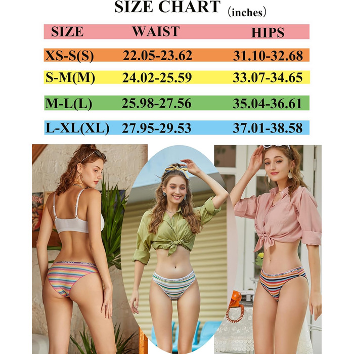 9 пар жіночих бавовняних трусиків FINETOO: яскраві кольори, спортивний стиль, бавовна, S-XL, M-L