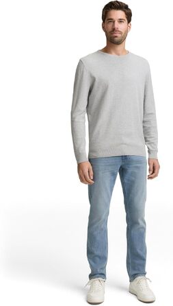 Чоловічі джинси Tom Tailor TTMARVIN Straight з еластичним стрейчем, колір Super Stone Blue Denim (29W / 30L)