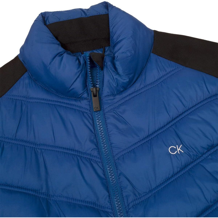 Чоловічий гібридний гольф-жилет Calvin Klein Frontera на блискавці, Royal (розмір M)
