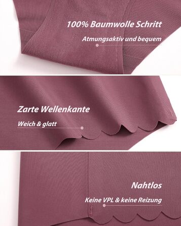 Шорти жіночі безшовні з високою талією, трусики-сліпи, 6 шт. (чорний) L
