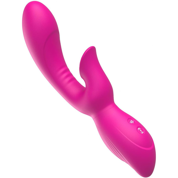 Вібратор для жінок Sexspielzeug: тихий, 10+3 режими вібрації, масажний дildo для жінок та пар, червоно-чорний