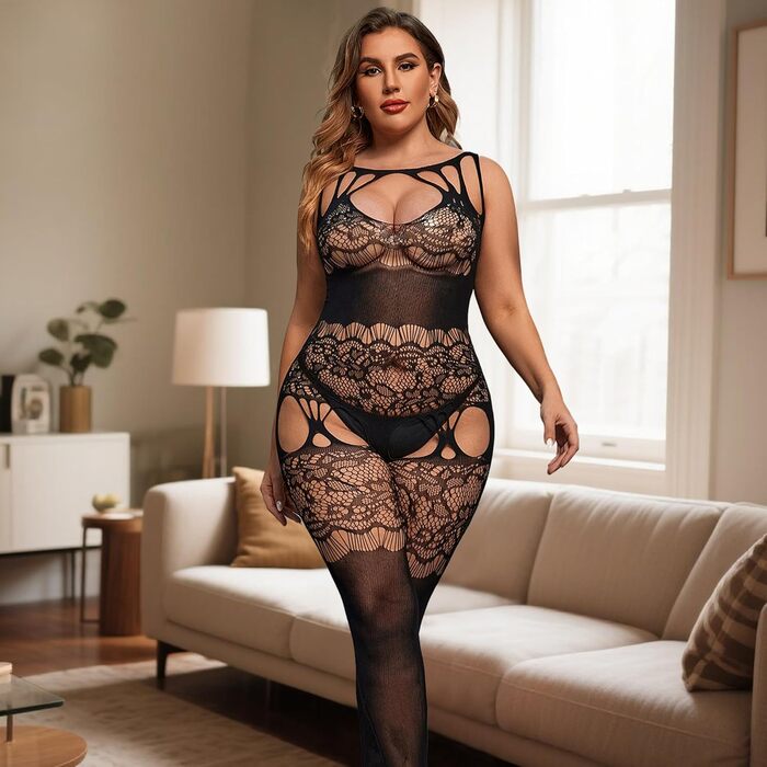Німія: Сексуальний мереживний боді для жінок, мереживний боді-корсет, універсальний розмір (0-18), прозорий боді для вечірок та клубів