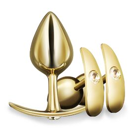 Анальний плагін TYDAY Metall 6 розмірів для жінок, нержавіюча сталь, стимулятор простати з діамантом, преміум секс-іграшка