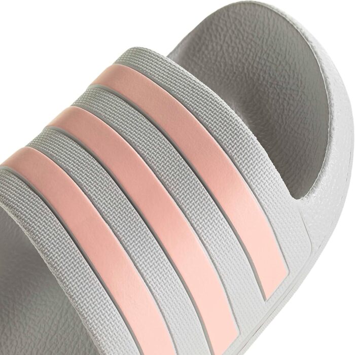 Чоловічі та жіночі тапочки Adidas Adilette Aqua сірого кольору Dash Grey Haze Coral, розмір 38 EU