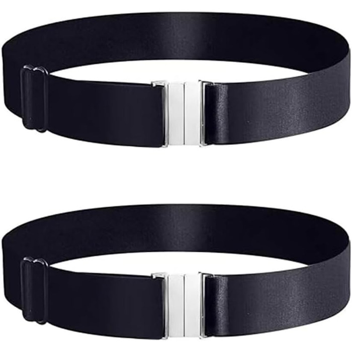 Шкарпетки для ніг, обтисливі, великі розміри, регульовані, еластичні, 2 шт., чорні