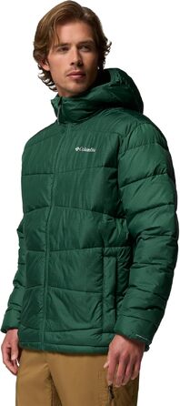 Чоловіча утеплена куртка-пуховик Columbia Fiveile Butte™ II з капюшоном, Rain Forest, розмір XL