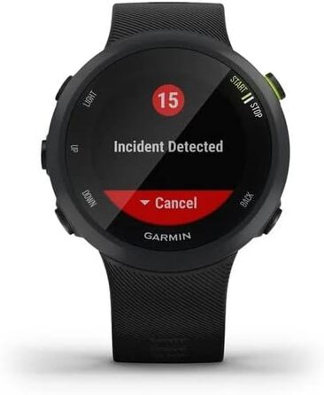 Спортивний GPS-годинник Garmin Forerunner 45 для бігу, фітнес-трекер з вимірюванням пульсу та планами тренувань (Чорний, Medium)