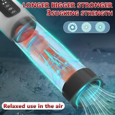 Електрична помпу для збільшення пеніса BDSMYEE - стимулятор, масажер для чоловіків