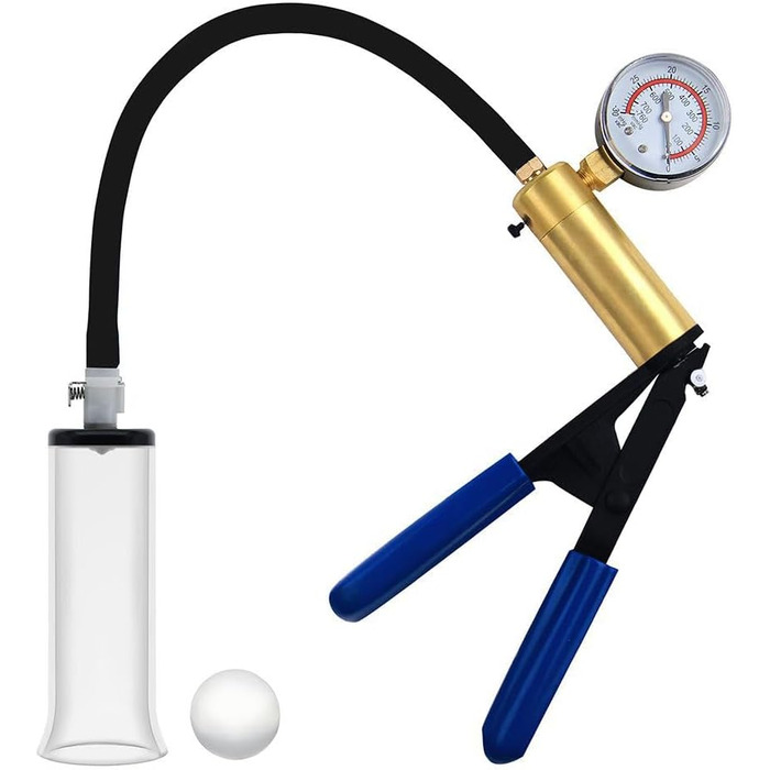 Набір для корекції статевого члена для чоловіків з манометром та ручкою. Масажер для статевого члена, силіконовий, для еротичних ігор.