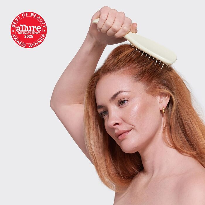 Гребінець-розчісувач Tangle Teezer Ultimate Detangler для вологого та сухого волосся, Chamille — для дбайливого розплутування та запобігання ламкості