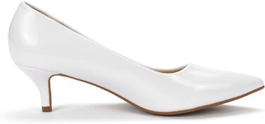 Жіночі класичні туфлі-човники DREAM PAIRS на шпильці з гострим носком, білі, для весілля та офісу, розмір 38 EU