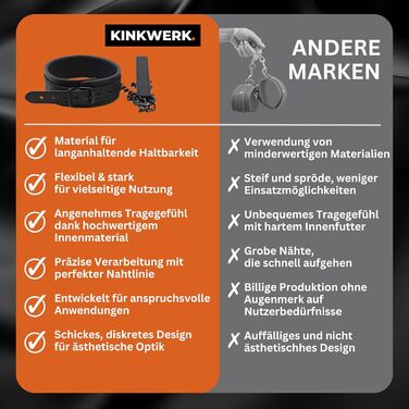 Нашийник Real PU для шиї з ланцюгом-керівником | Гнучкий та міцний для бондейдж-ігор | Зручне внутрішнє покриття | Естетичний, дискретний дизайн | BDSM, Бондейдж