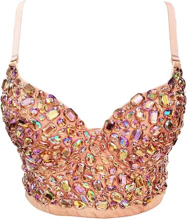 Корсет-топ Woboren: бюстгальтер, топ на бретелях, кроп-топ, корсаж, обтислий жилет. Білий (#11 Бежевий, S)